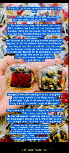 TỲ HƯU THÁI LAN THU HÚT MAY MẮN TÀI LỘC, TÌNH YÊU