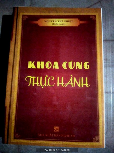 sách cúng(Khoa cúng thực hành- khoa cúng)